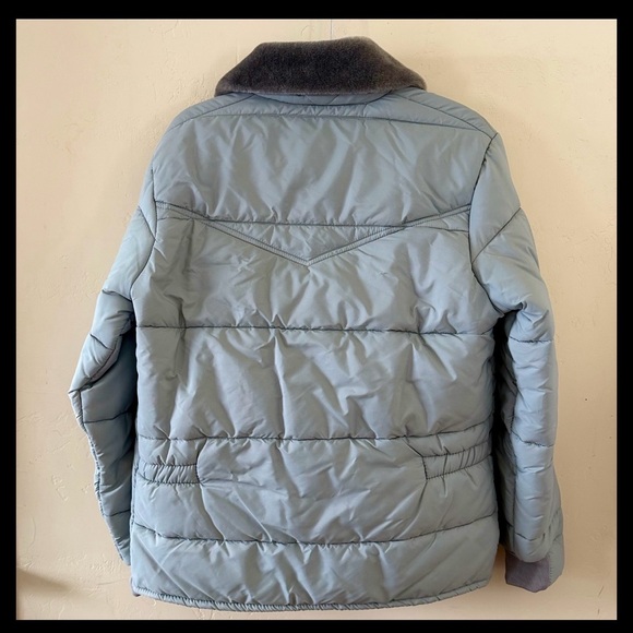 Vtg 90s Walls Outdoors Western Wear Cowboy Puffer Jacket Men’s Med Made USA EUC - Picture 3 of 6